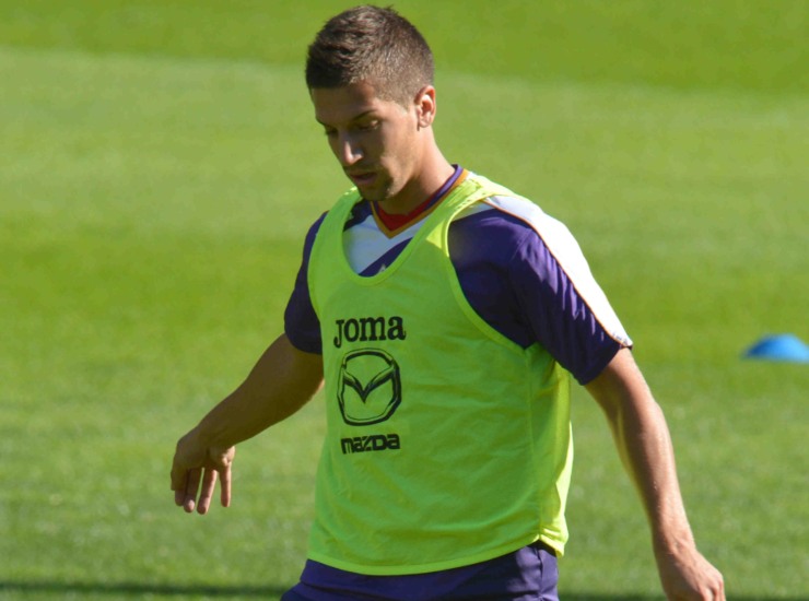 Matija Nastasić durante un allenamento con la Fiorentina - fonte Lapresse - ternananews.it