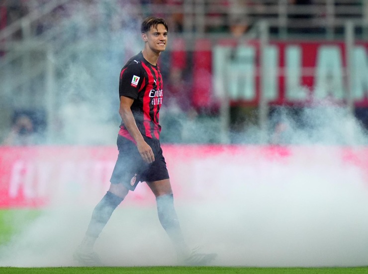 Samuele Ricci con la maglia del Milan - fonte Lapresse - ternananews.it
