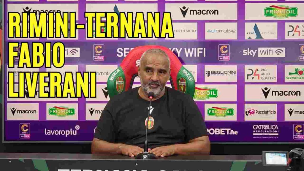 Rimini-Ternana, la conferenza stampa di Liverani | VIDEO