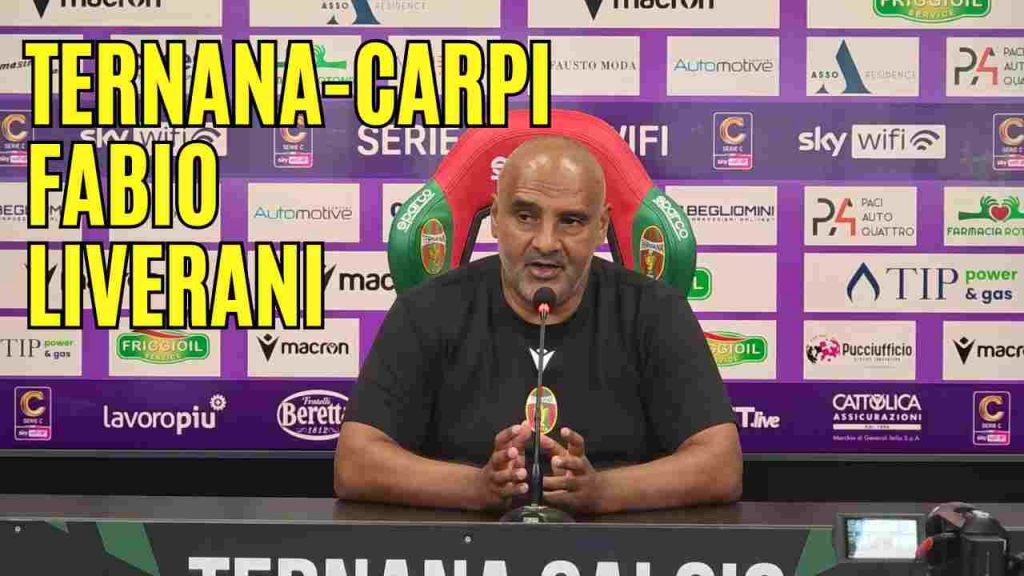 Ternana-Carpi, la conferenza stampa di Liverani | VIDEO
