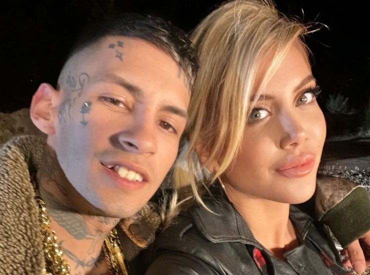 L-Gante e Wanda Nara - fonte X - ternananews.it