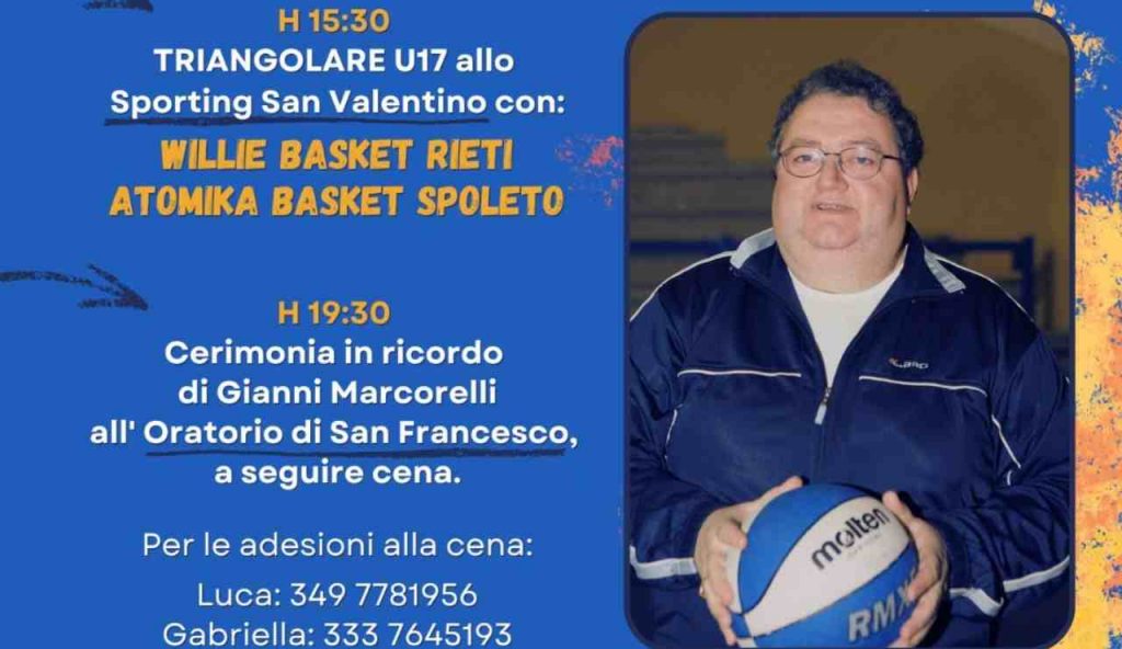 “Memorial Gianni Marcorelli”: la Pgs Bosico celebra il fondatore con un triangolare Under 17