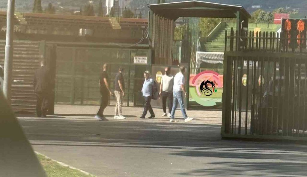 Ternana, Massimo Ferrero in visita allo stadio e c’è pure Tiziana Pucci