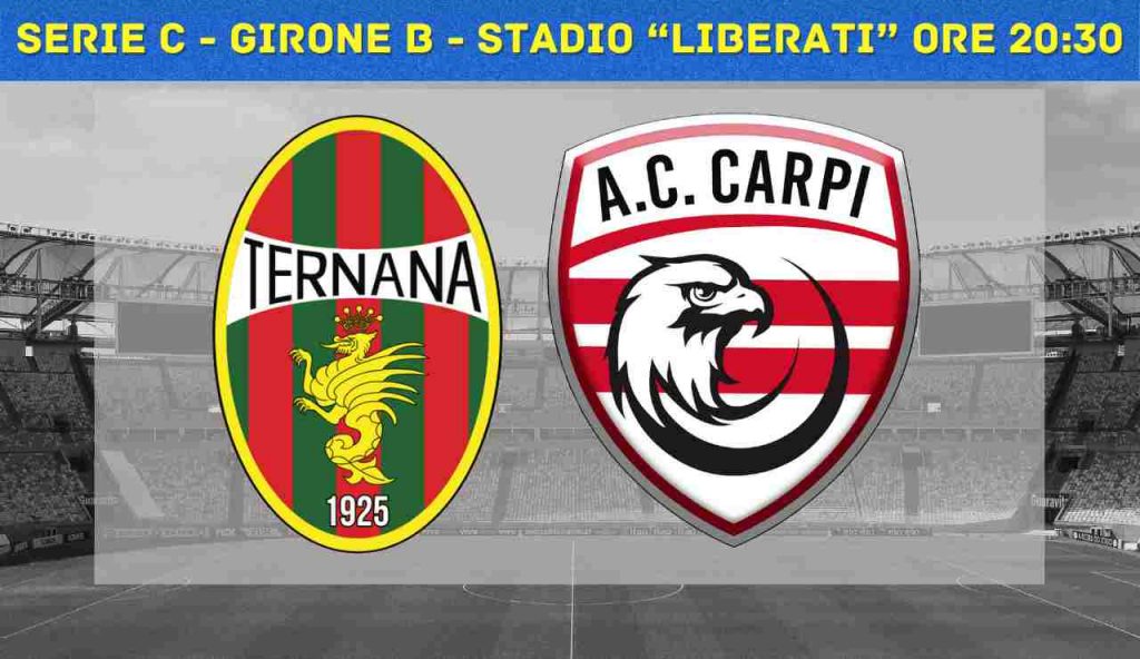 LIVE – TERNANA-CARPI 2-0, le Fere raddoppiano con l’autogol di Sorzi; decisivo Ferrante
