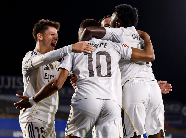Alcuni giocatori del Real Madrid - fonte X - ternananews.it