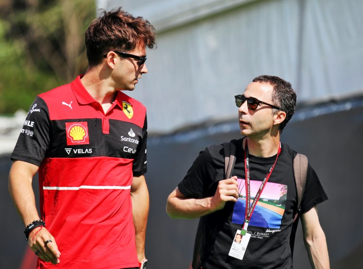 Charles Leclerc e Nicolas Todt - fonte X - ternananews.it