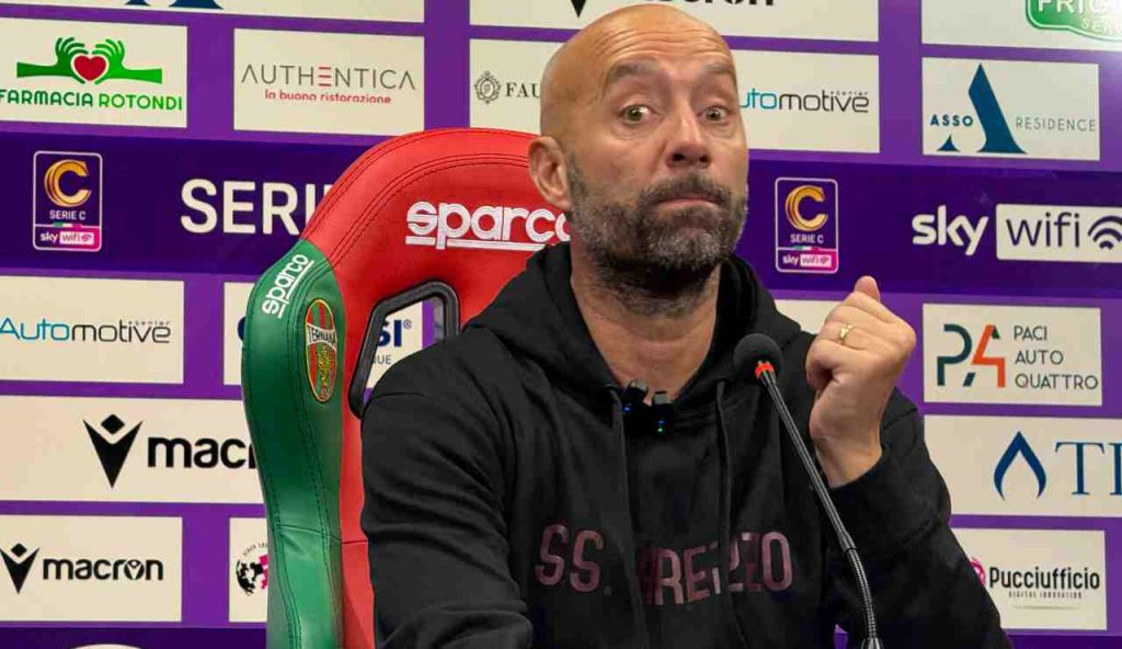 Ternana-Arezzo 1-1, Bucchi: “Buon punto contro un avversario forte”