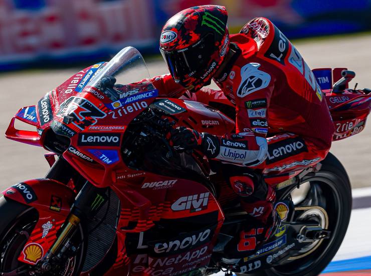 Frattura tra Bagnaia e la Ducati - fonte X - ternananews.it