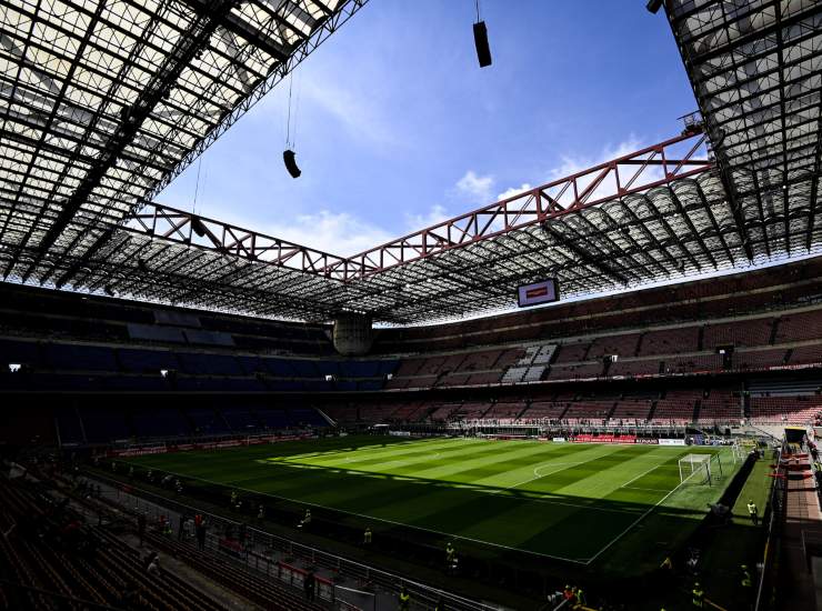 L'interno dello stadio di San Siro - fonte Lapresse - ternananews.it