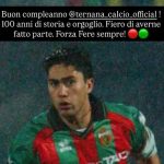 100 anni Ternana: auguri social dagli ex rossoverdi | FOTO