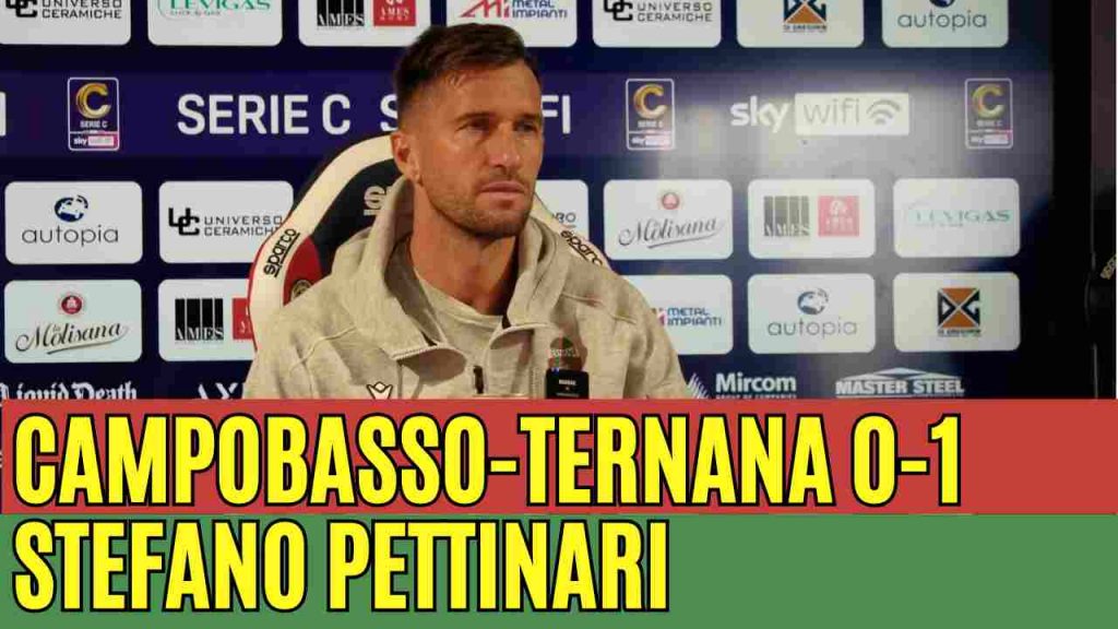 Campobasso-Ternana 0-1, la conferenza stampa di Pettinari | VIDEO
