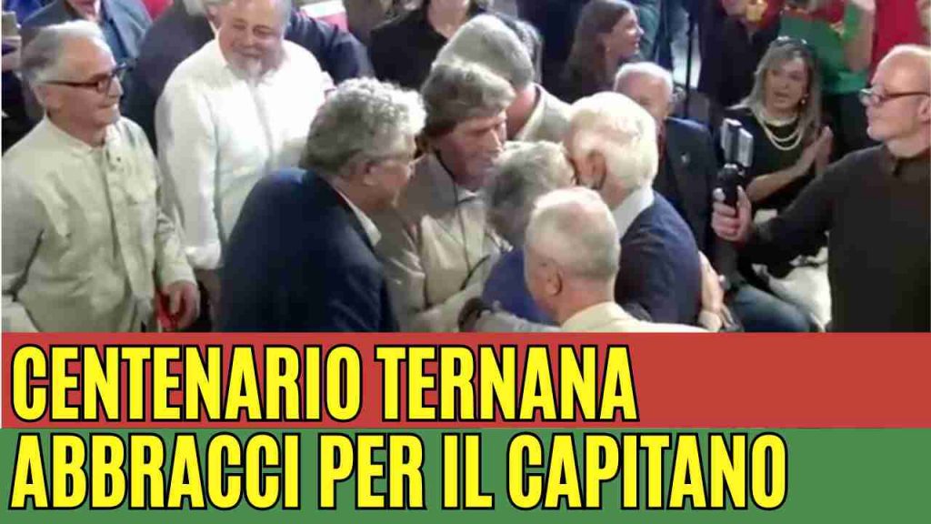 Centenario Ternana: tutti in piedi per il capitano Marinai | VIDEO