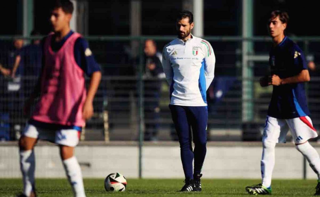 Nuova avventura per Candreva: l’ex rossoverde nello staff tecnico della Nazionale Under 15 – FOTO