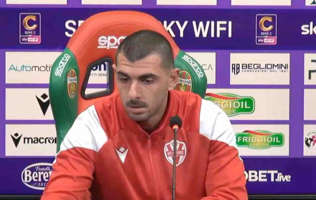 Ternana-Vis Pesaro 1-1, Di Paola: “Ce la siamo giocata contro una grande squadra”