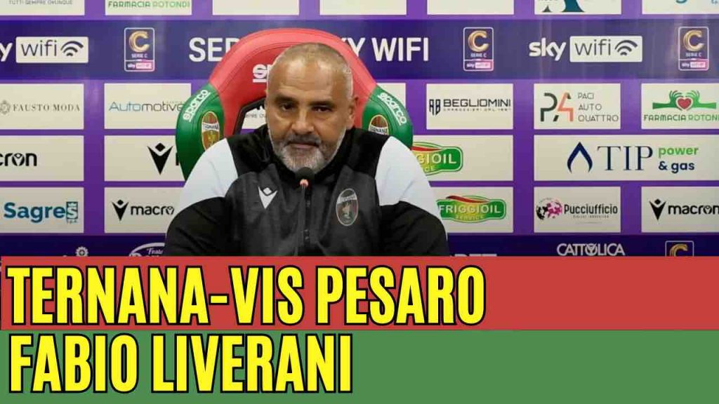 Ternana-Vis Pesaro, la conferenza stampa di Fabio Liverani | VIDEO