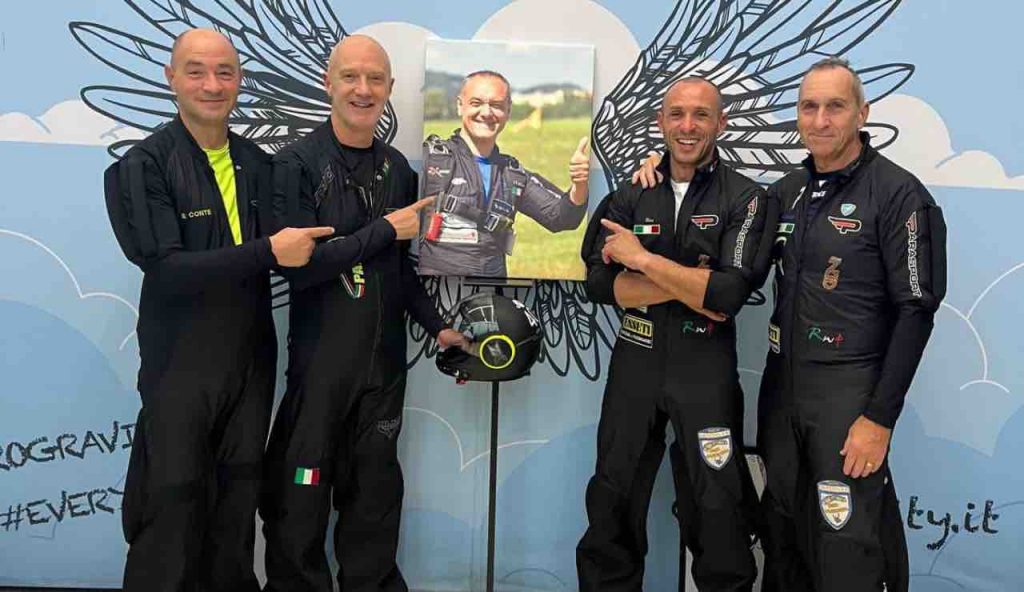 Paracadutismo indoor, il team ternano “TR-0744” conquista il secondo posto al Memorial Fabrizio Del Giudice