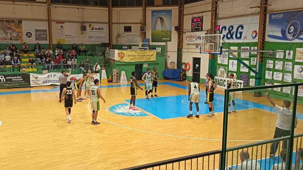 Basket Terni lotta ma cede a Chieti: seconda sconfitta stagionale per i gialloneri