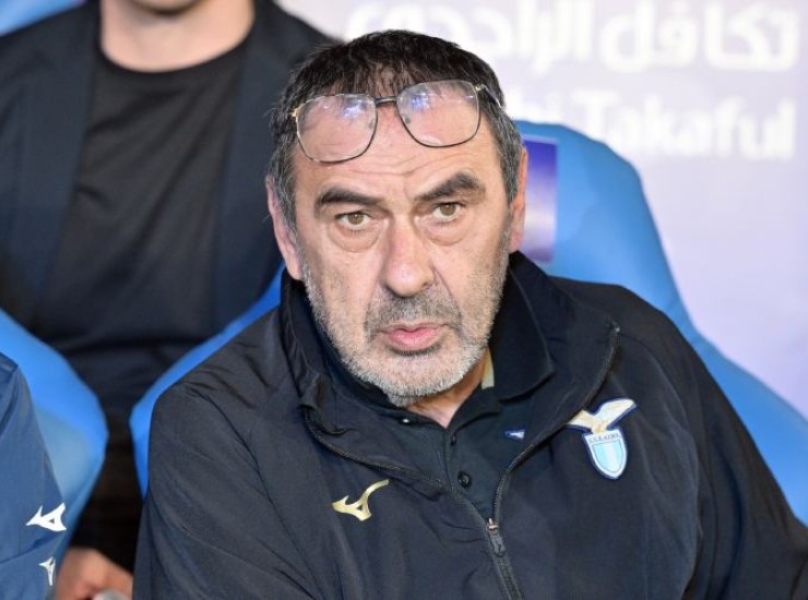 Maurizio Sarri, allenatore della Lazio - fonte Lapresse - ternananews.it