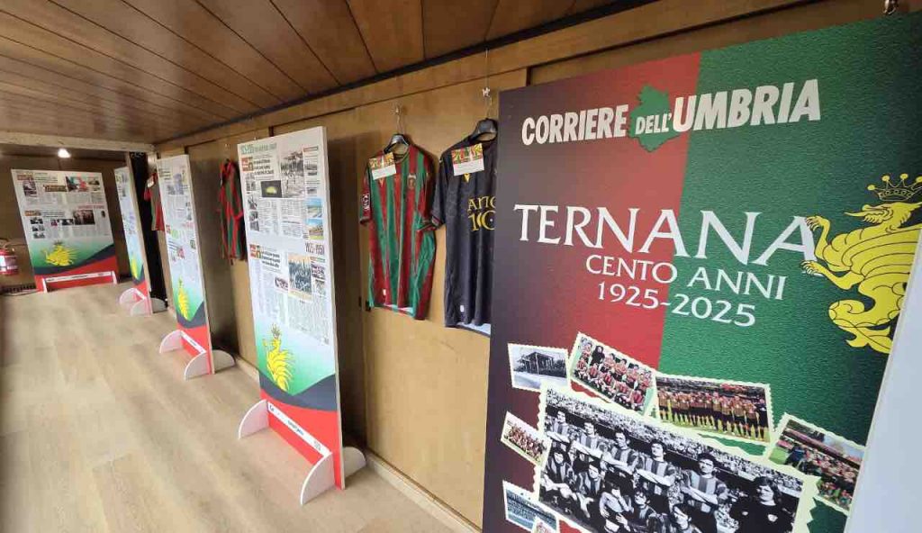 Riapre la mostra sui 100 anni della Ternana: le maglie storiche in esposizione al CLT Arvedi Ast