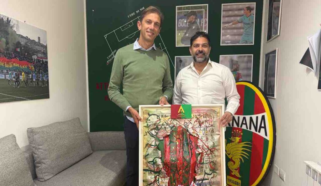 Ternana Women, l’omaggio dell’artista Gabriele Bentivogli: un’opera per celebrare la prima Serie A