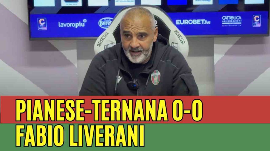 Pianese-Ternana 0-0, la conferenza stampa di Liverani ! | VIDEO