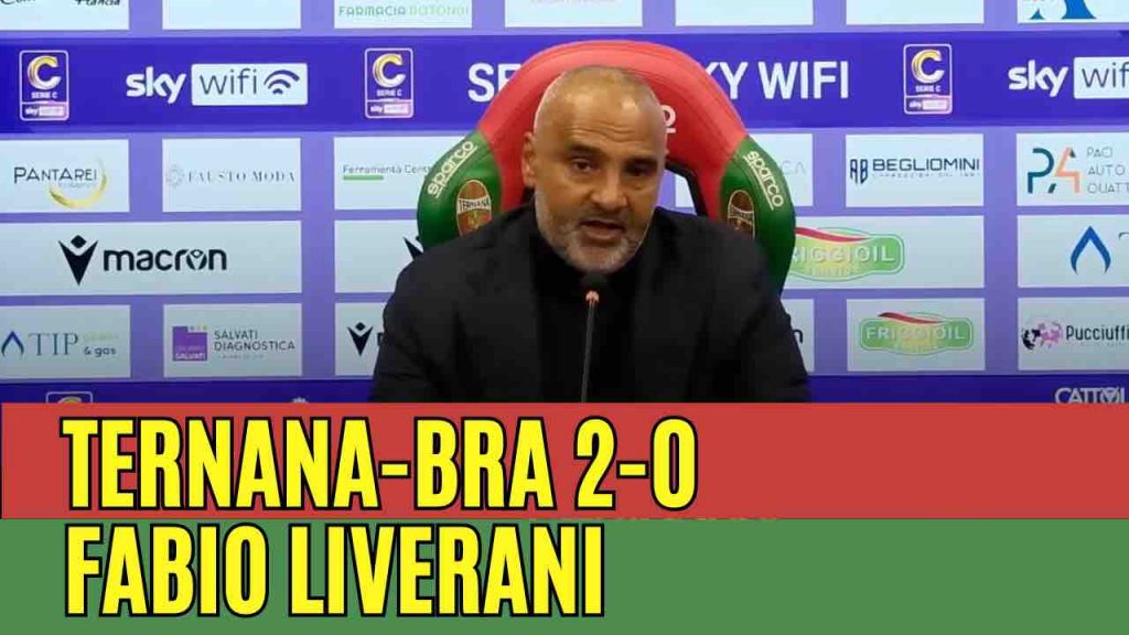 Ternana-Bra 2-0, la conferenza stampa di Fabio Liverani | VIDEO