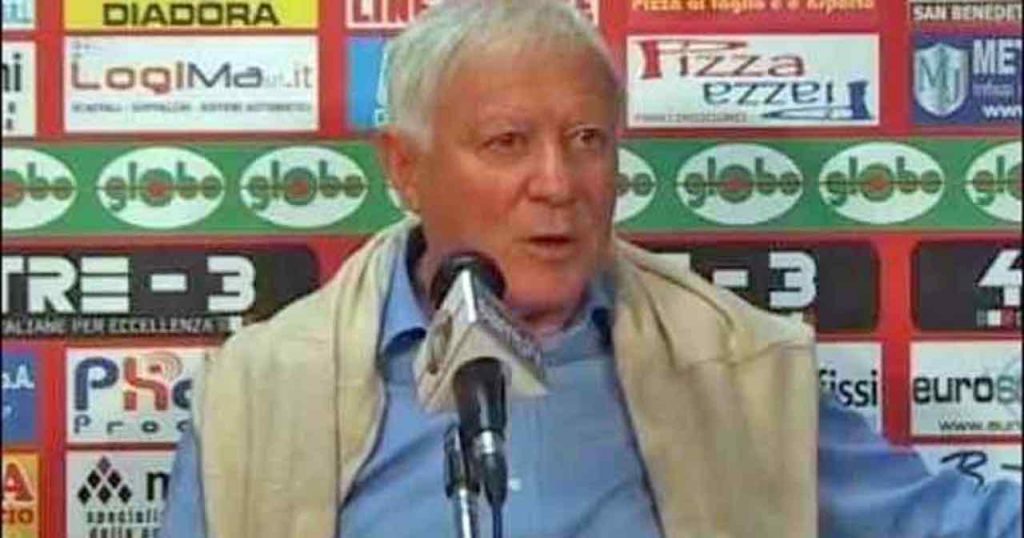Calcio in lutto è morto Rumignani protagonista della monetina al “Liberati”