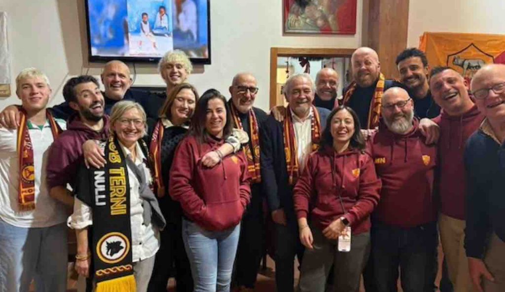 Roma Club Terni, una cena di Natale tra solidarietà, passione e comunità giallorossa