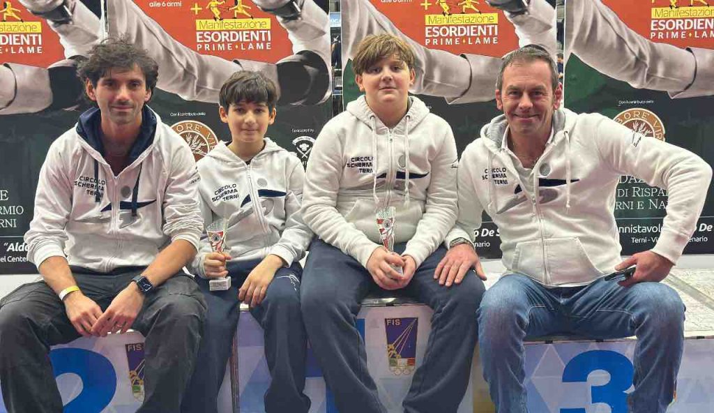 Scherma, 2ª Prova Interregionale GPG: Terni capitale del vivaio con podi e grandi numeri