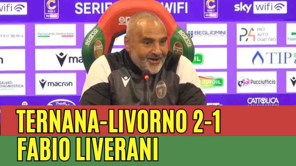 Ternana-Livorno 2-1, la conferenza stampa di Liverani | VIDEO