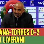 Ternana-Torres 0-2, la conferenza stampa di Fabio Liverani | VIDEO