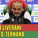 Pineto-Ternana, la conferenza stampa di Liverani | VIDEO