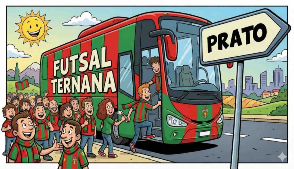 “Partiamo insieme”: la Tip Power Futsal Ternana chiama i tifosi per la trasferta di Prato