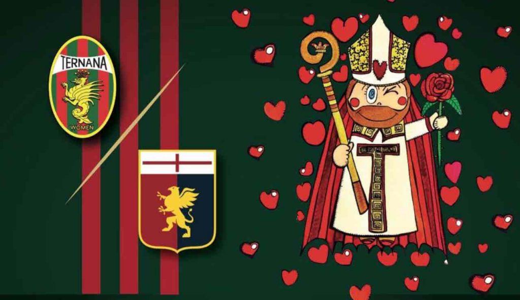 Ternana Women-Genoa, sfida salvezza e San Valentino rossoverde: sport, arte e territorio al “Gubbiotti”