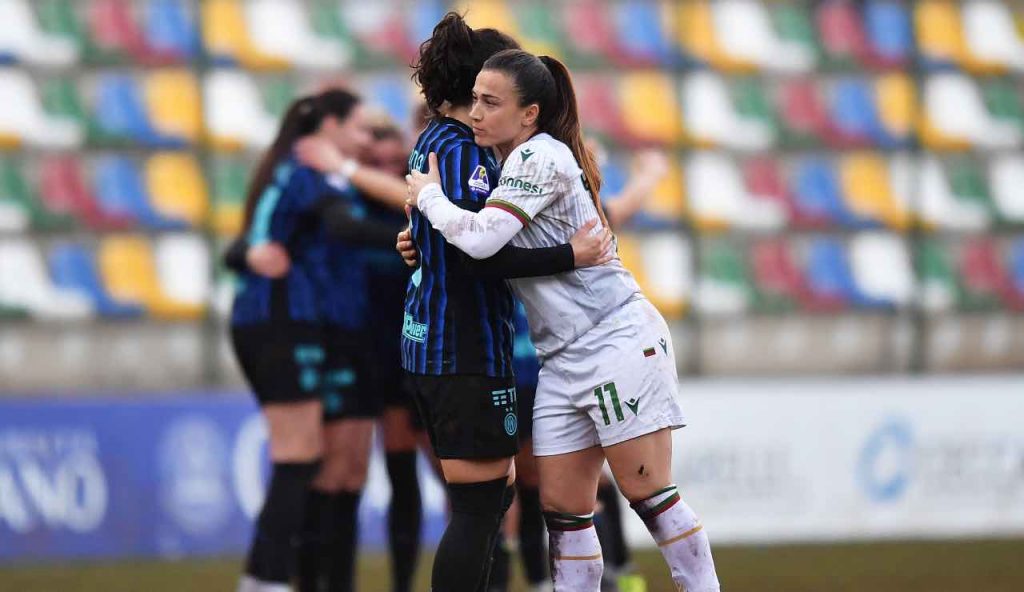 Ternana Women-Inter 0-1: decide Detruyer, rossoverdi battute di misura